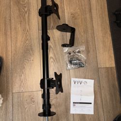 VIVO Dual Monitor Desk Mount (STAND-V002R) – Stacked, Fits up to 34" Monitors