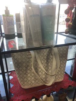 Bran new white purse