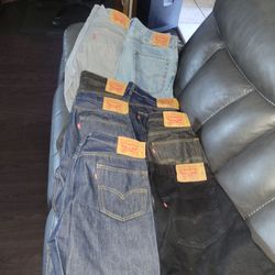 Levi's 501 & one pair of 505