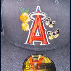 ANAHEIM ANGELS 7 3/8” NEW ERA FITTED HAT