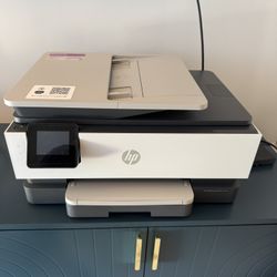 HP OfficeJet Pro 8135e Wireless All-in-One Color Inkjet Printer, print, scan, copy and fax. Like new!