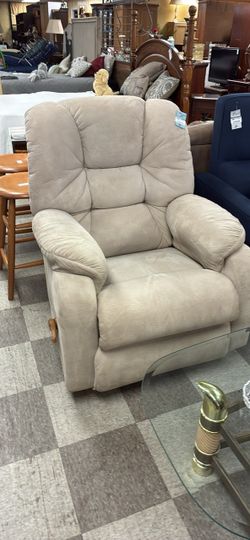 Cream Recliner