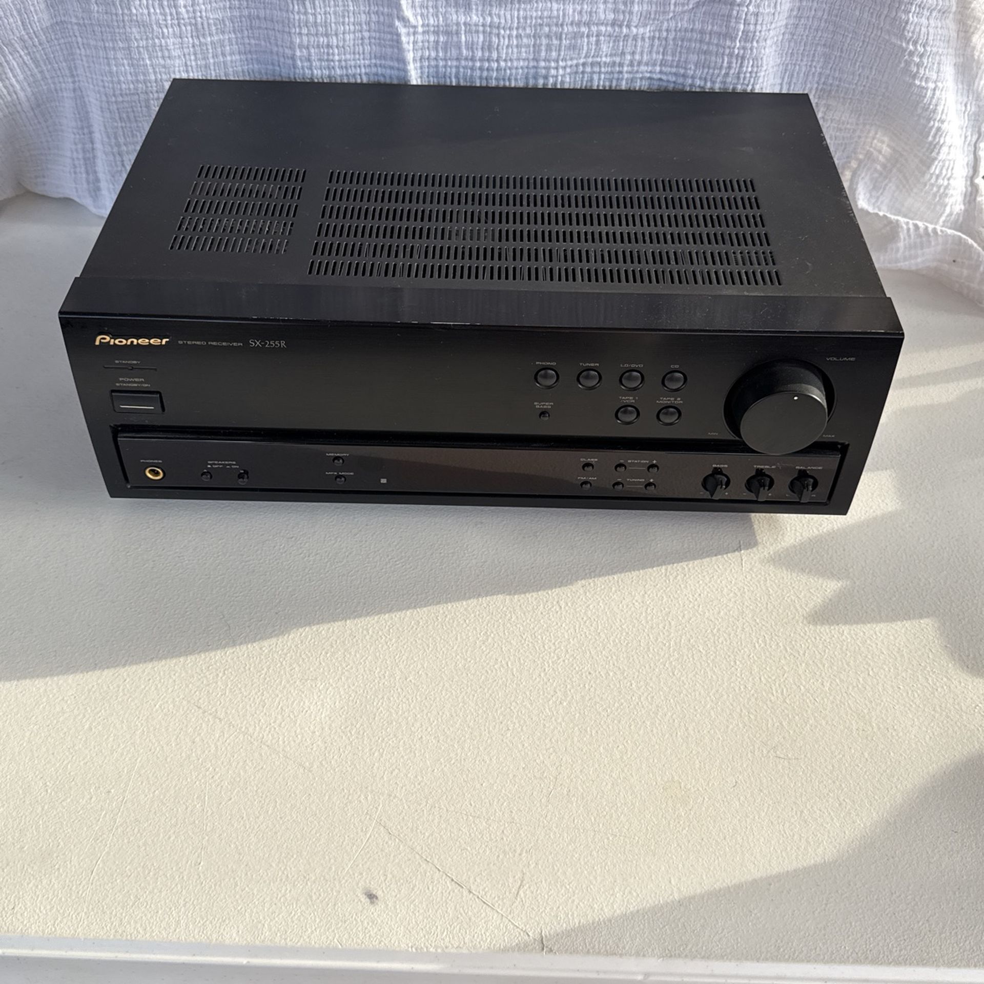 Pioneer Receiver, Model Number SX – 255R Powers On, But Nothing Else Seems To Work