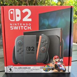 Nintendo Switch 2 Console & Mario Kart World Bundle
