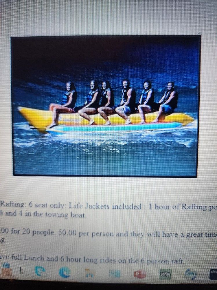 Banana Boat For Large Lake Party