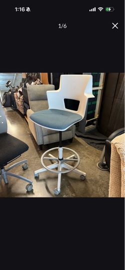Steelcase Turnstone Shortcut Five Star Stools Standing Drafting Stools Office Chairs