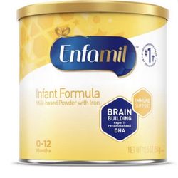 ENFAMIL BABY FORMULA (7 CANS) 