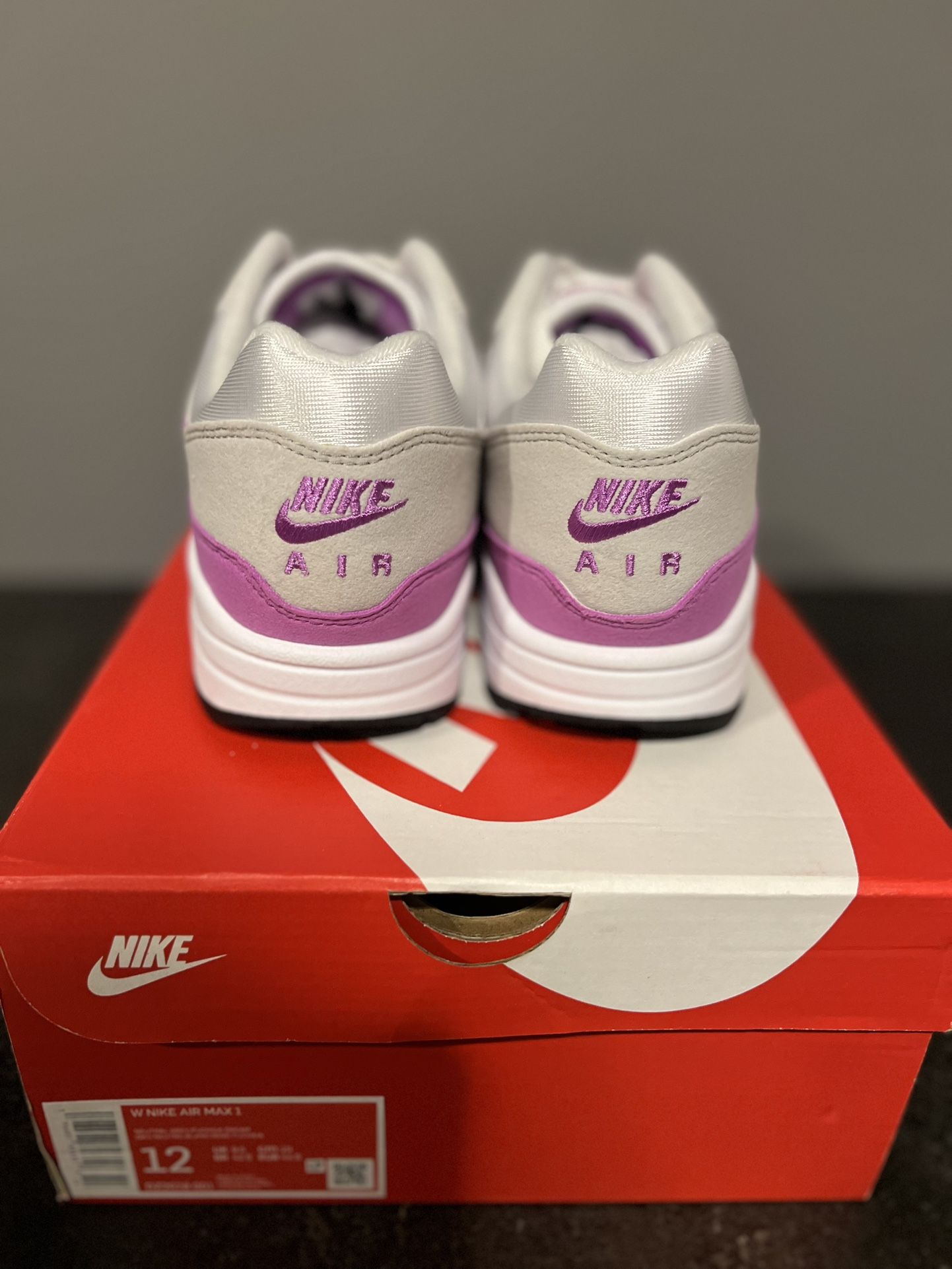 Nike Air Max 1 Fuchsia Dream Women's Size 12 / Men's Size 10.5 DS