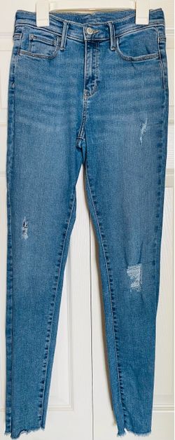 Light Wash Distressed Jeggins