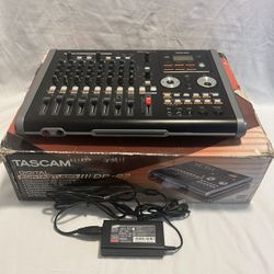 Tascam DP-02 Digital Portastudio Multitrack Recorder 8 Track CD Digital w/box!