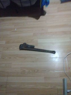Vintage 24" Ridgid Heavy-Duty Pipe Wrench - Made in USA