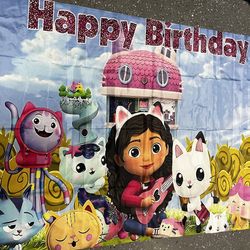 Gabby Dollhouse Birthday Decor 