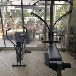 Bow Flex Gym & Stationary Bike 