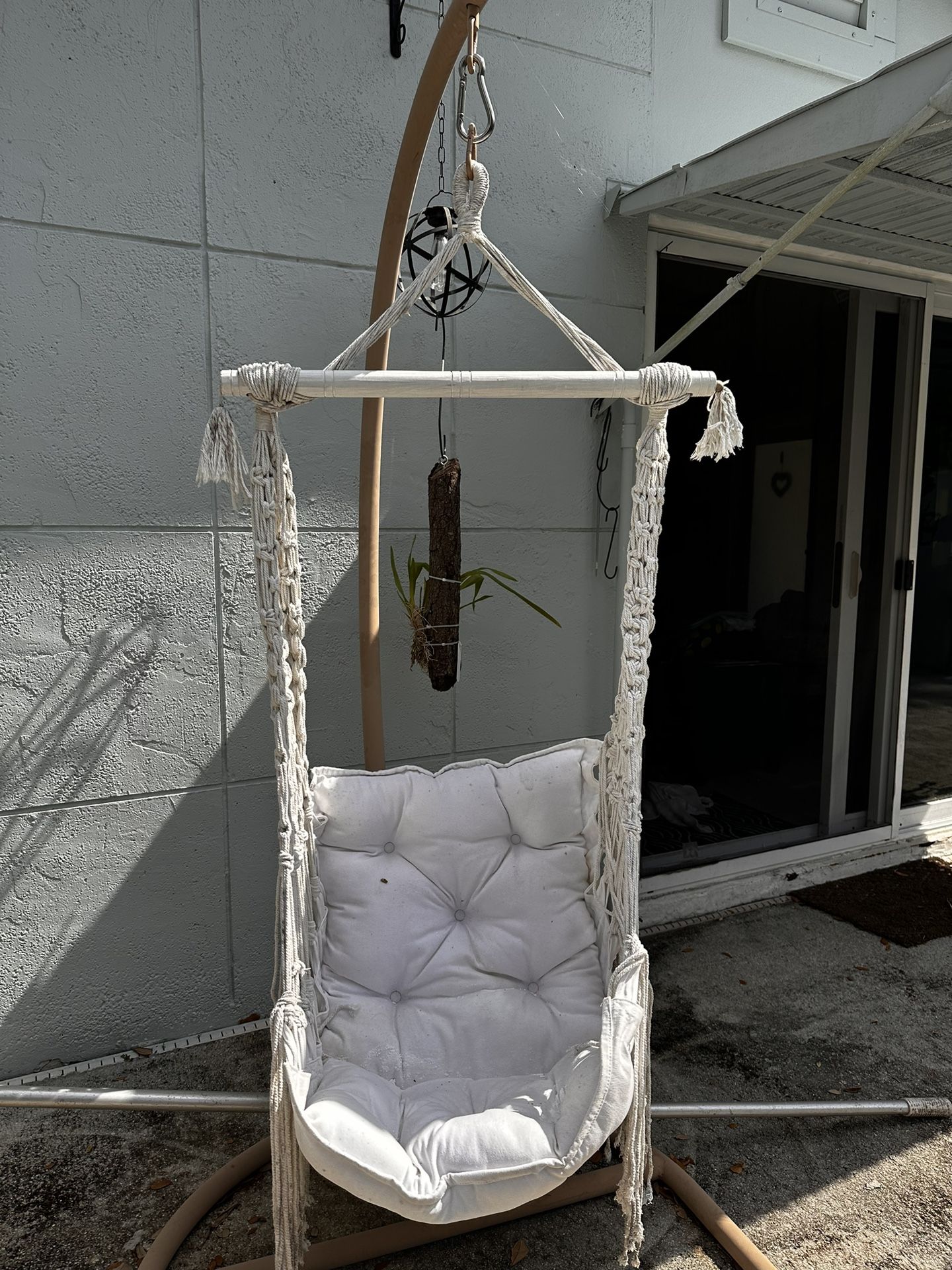 Macrame Hanging Swing Chair - Without Stand