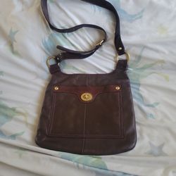 Coach Brown Leather  Crossbody Purse.  Authentic 