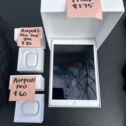 iPad and AirPods