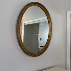 Round Antique Mirror 