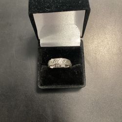 James Avery Love Faith Hope 925 Silver Band Sz5.5 