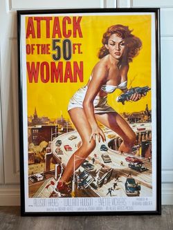 Attack of the 50 foot Woman movie poster