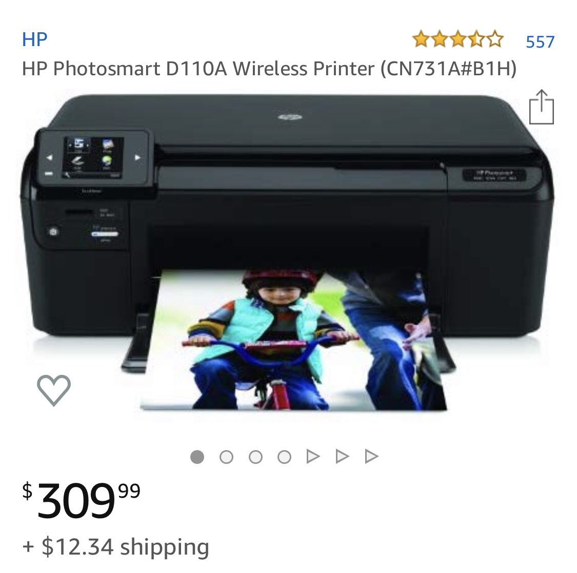 HP Photosmart d110a all in one printer