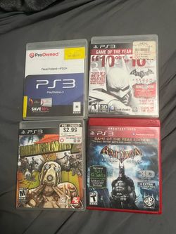 Four PS3 games