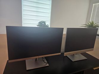 2 HP monitors + Dual Mount