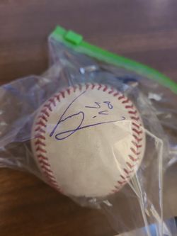 Luis Castillo #58 Signed Baseball