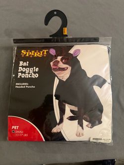 Spirit Halloween Dog Bat Costume (New)