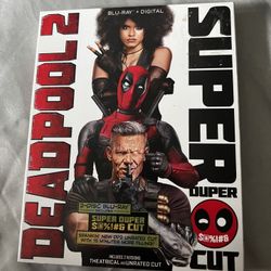 Deadpool 2 Ryan Reynolds Marvel Movie Blu-ray