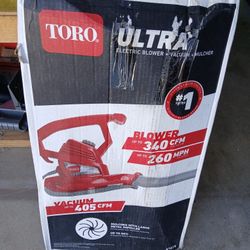 LEAF VACUUM/BLOWER ELECTRIC 