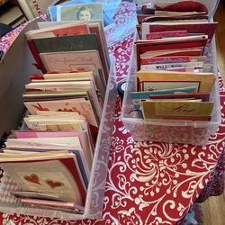 $10 - ALL VALENTINE CARDS AND SALT/ Pepper shakers