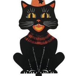 Halloween Pumpkin Hollow™ 24" Black Cat Yard Stake