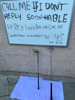 Lynx Junior & Golden Touch Jerry Barber Putters