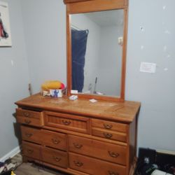 Antique Wood Dresser