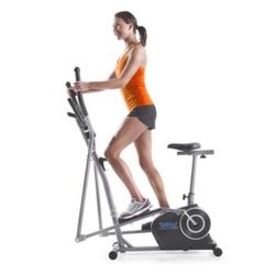 Weslo Momentum G 3.2 hybrid trainer,. which is a 2-in-1 fitness machine Weslo Momentum G 3.2 hybrid trainer, which is a 2-in-1