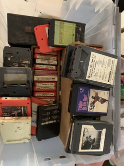 Box of 8 Track Tape 