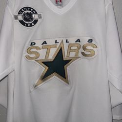 Dallas Stars Vintage CCM Center Ice White NHL Hockey Jersey