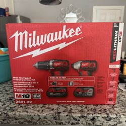 Milwaukee Drill & Impact Set