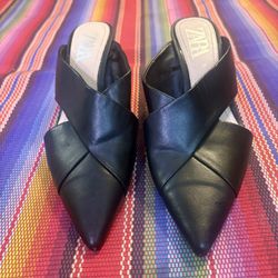 Zara Women's Black Pointed Heeled Shoes, Size 38-7.5