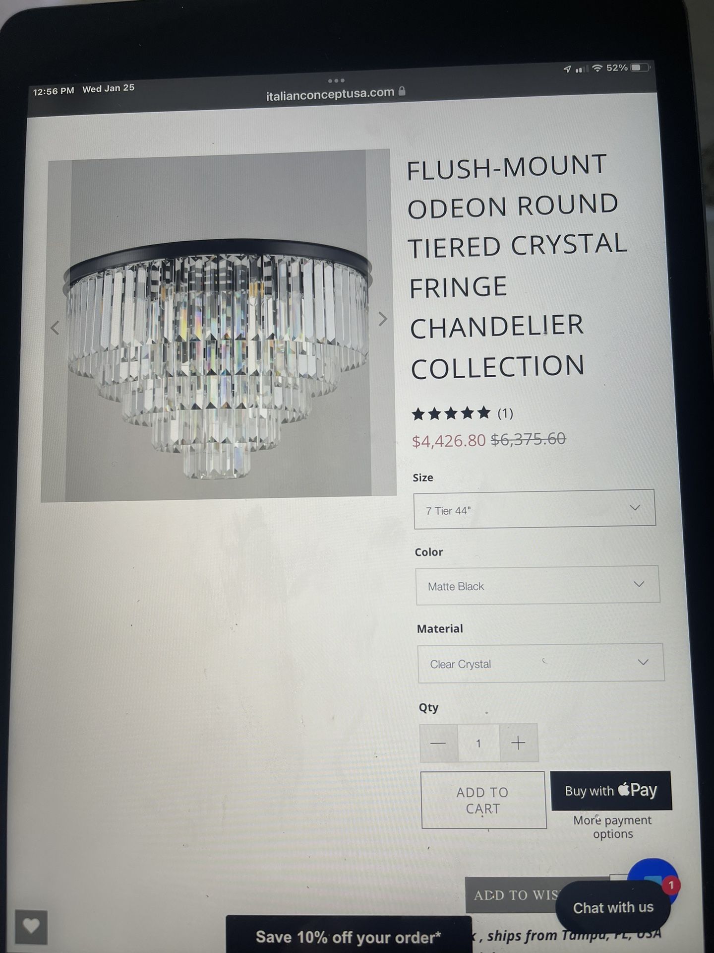 Luxury Home Chandeliers-NEVER USED STILL IN BOX.