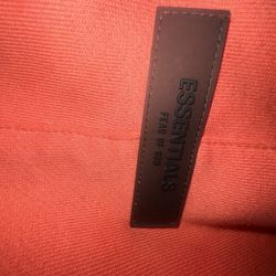 essential coral hoodie M