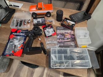Axial scx24 c k 10 k10 Chevrolet new no box with a bunch of extras.  Need to sell