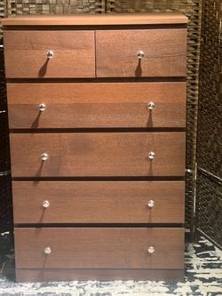 Ikea Malm brown 6 drawers dresser