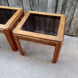 Glass End Tables Delivery Available 