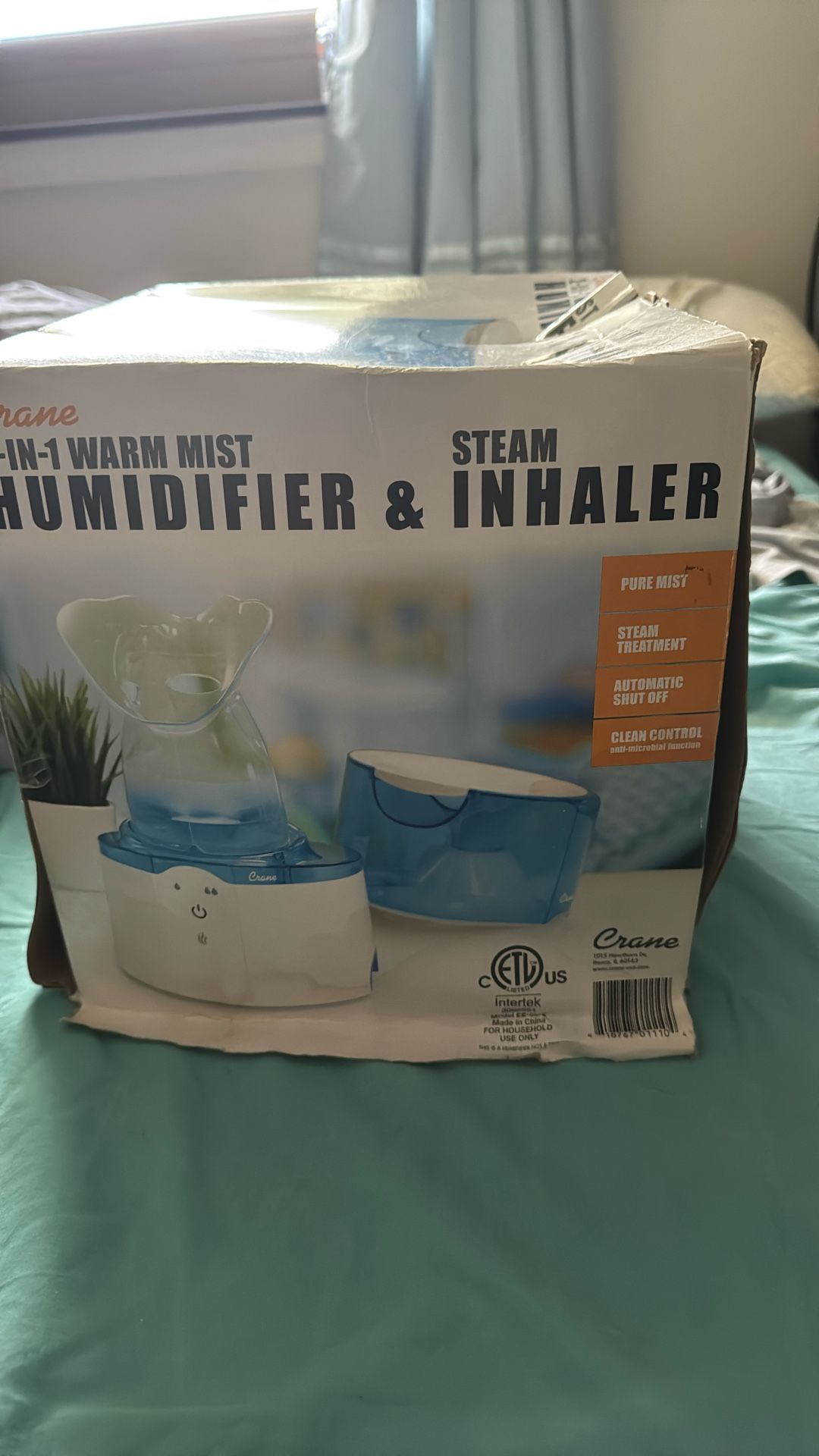 Humidifier Two And One Warm Mist And Steamer