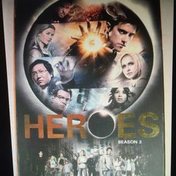 HEROES SEASON 3 BOOTLEG DVD COMPLETE IN SLIPBOX INCLUDES EPISODES 1-7