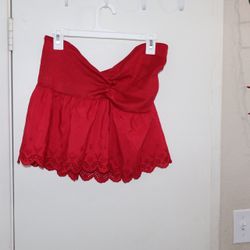 Wild Fable Red Lace Trimmed Tube Top NWT Ladies Size XXL Spicy Fun Time Fashion