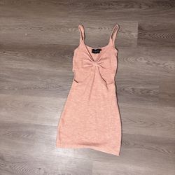 Pink Jersey Dress