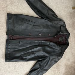 Michael Lawrence Leather Coat