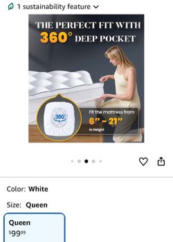 🆕 in 📦 3Inch Ultra-Fluffy Memory Foam Mattress Topper Queen for Back Pain,Soft Comfy Pillow Top with4X Support,Mattress Pad with Breathable Air Mesh